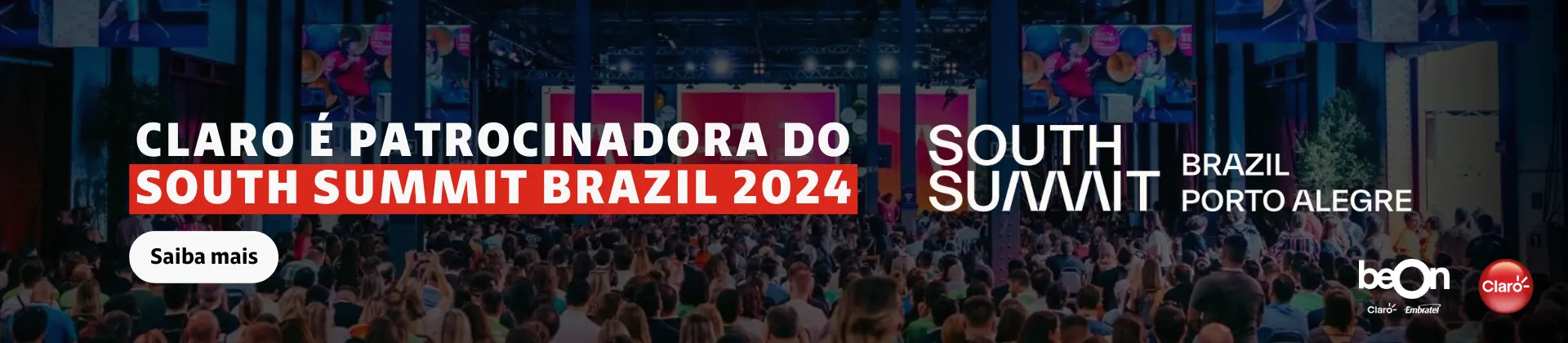 beOn Claro no South Summit Brazil 2024.