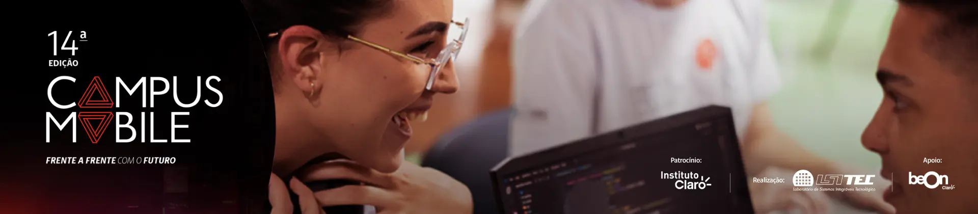 Anúncio da décima quarta edição do Campus Mobile, realizado pelo Instituto Claro, LSI-USP e beOn Claro Anúncio da décima quarta edição do Campus Mobile, realizado pelo Instituto Claro, LSI-USP e beOn Claro