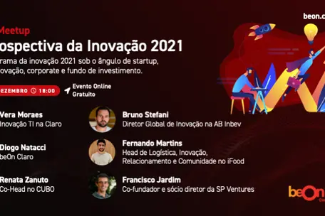 Imagem do convite do Claro Meetup Retrospectiva da Inovação 2021